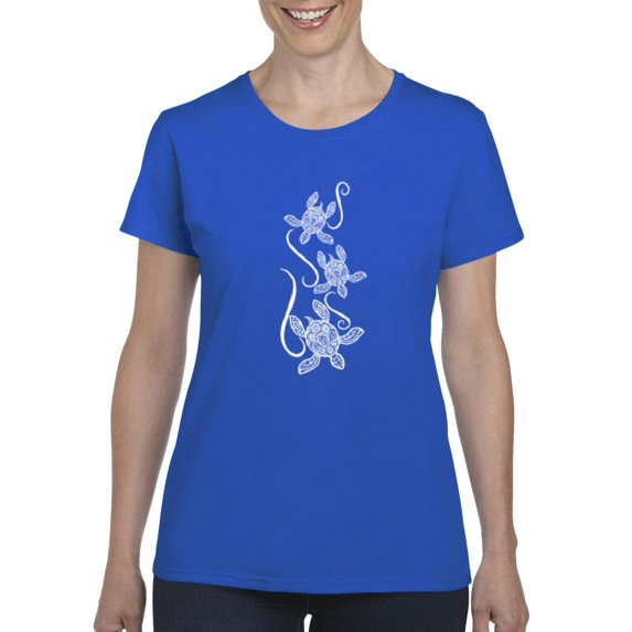 Normal is Boring - Women's T-Shirt Short Sleeve, up to Women Size 3XL - Sea Turtles Hawaii