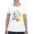 thumbnail image 1 of Normal is Boring - Women's T-Shirt Short Sleeve, up to Women Size 3XL - Space Cat, 1 of 5