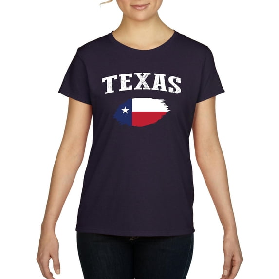Normal is Boring - Women's T-Shirt Short Sleeve, up to Women Size 3XL - Texas Flag