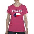 thumbnail image 1 of Normal is Boring - Women's T-Shirt Short Sleeve, up to Women Size 3XL - Texas Flag, 1 of 5