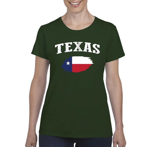 Normal is Boring - Women's T-Shirt Short Sleeve, up to Women Size 3XL - Texas Flag