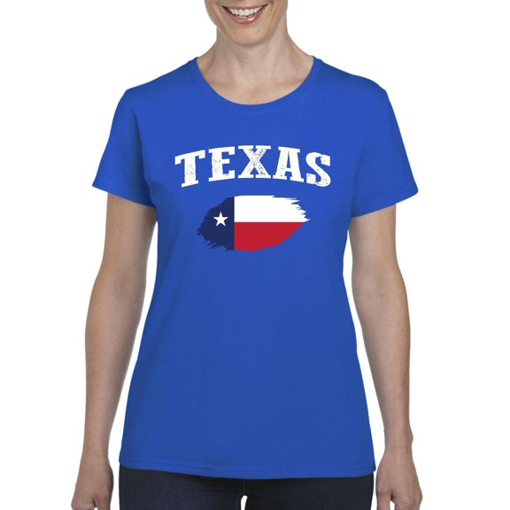 Normal is Boring - Women's T-Shirt Short Sleeve, up to Women Size 3XL - Texas Flag