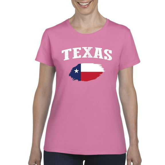 Normal is Boring - Women's T-Shirt Short Sleeve, up to Women Size 3XL - Texas Flag