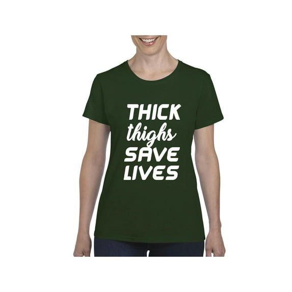 Normal is Boring - Women's T-Shirt Short Sleeve, up to Women Size 3XL - Thick Thighs Save Lives