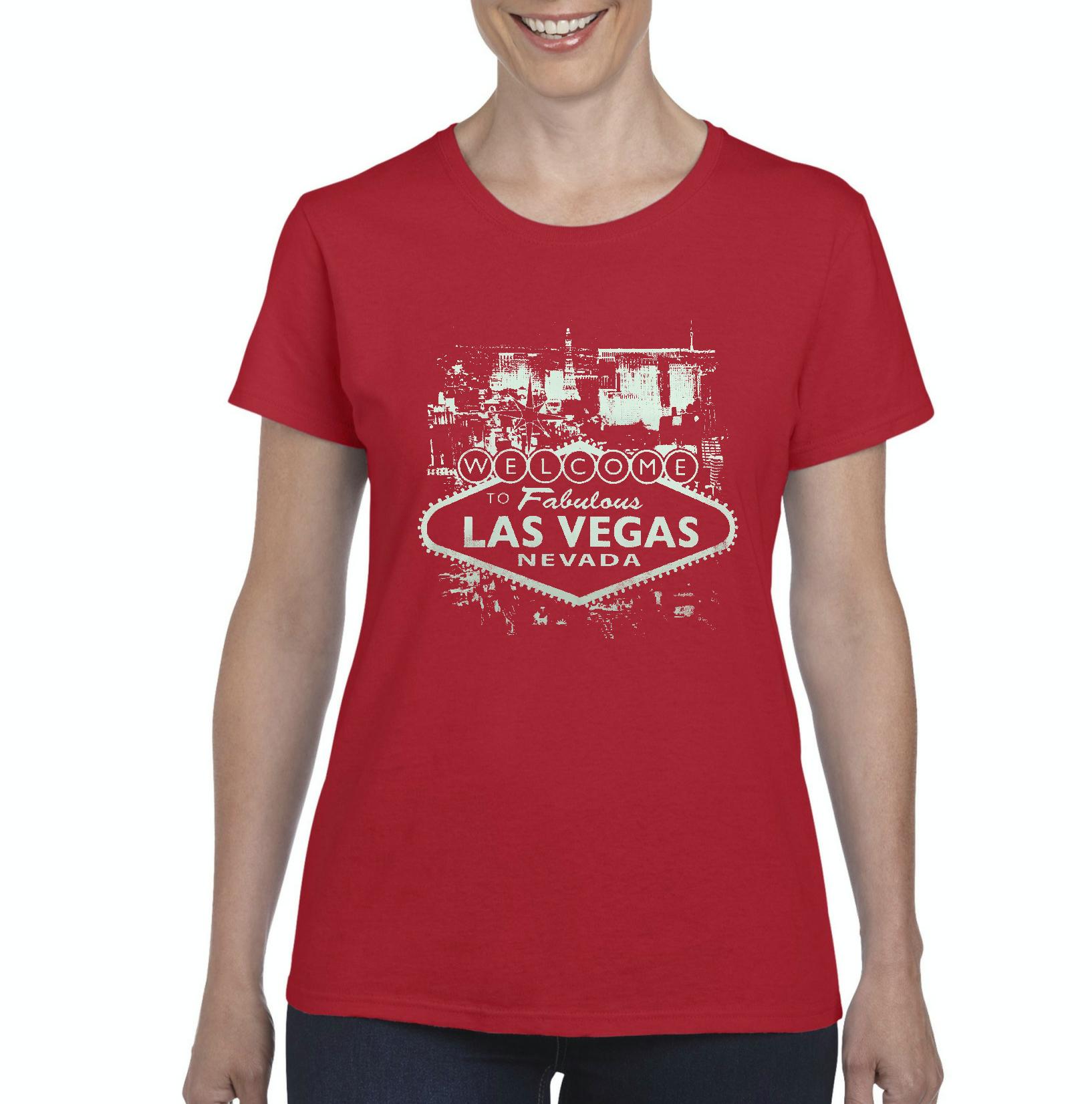 NIB - Women's T-Shirt Short Sleeve - Welcome to Las Vegas Nevada - image 1 of 5
