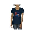 thumbnail image 1 of Normal is Boring - Women's T-Shirt V-Neck Short Sleeve, up to Women Size 3XL - American Flag 4th of July, 1 of 5