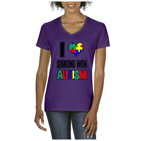 Normal is Boring - Women's T-Shirt V-Neck Short Sleeve, up to Women Size 3XL - Autism Awareness