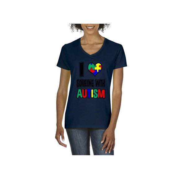 Normal is Boring - Women's T-Shirt V-Neck Short Sleeve, up to Women Size 3XL - Autism Awareness
