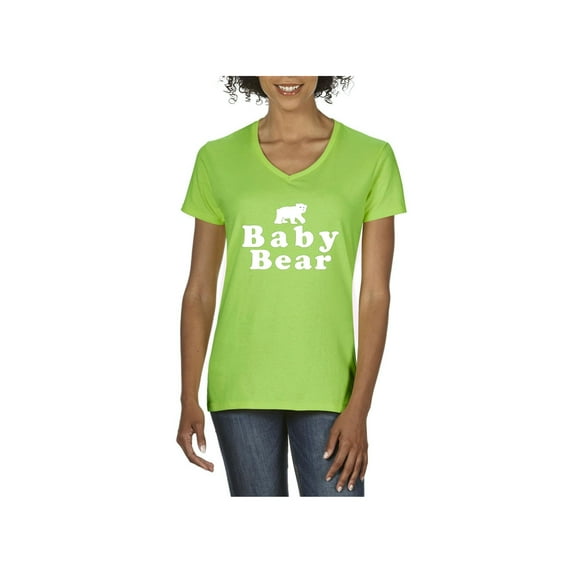 NIB - Women's T-Shirt V-Neck Short Sleeve - Baby Bear