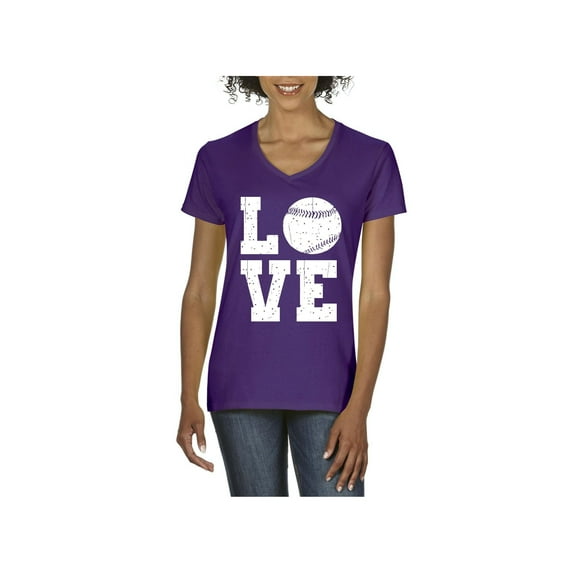 Normal is Boring - Women's T-Shirt V-Neck Short Sleeve, up to Women Size 3XL - Baseball