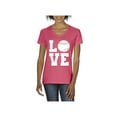 thumbnail image 1 of Normal is Boring - Women's T-Shirt V-Neck Short Sleeve, up to Women Size 3XL - Baseball, 1 of 5