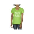 thumbnail image 1 of Normal is Boring - Women's T-Shirt V-Neck Short Sleeve, up to Women Size 3XL - Beach Please, 1 of 5