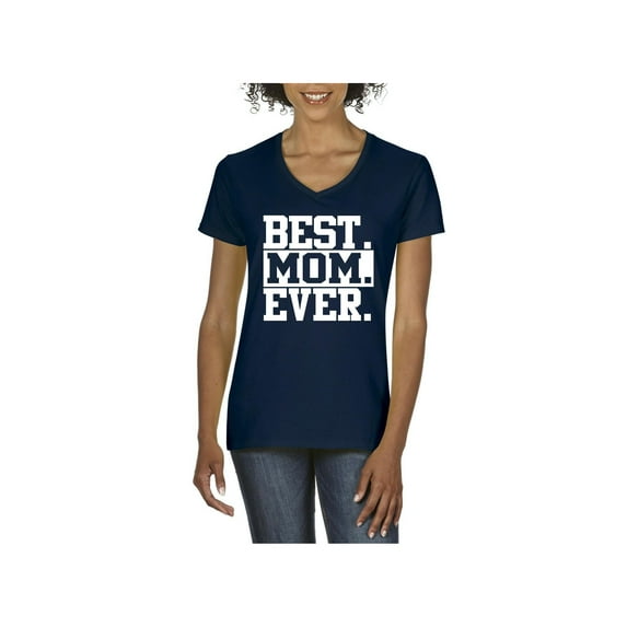 NIB - Women's T-Shirt V-Neck Short Sleeve - Best Mom