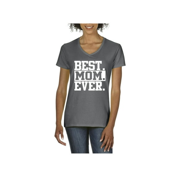 NIB - Women's T-Shirt V-Neck Short Sleeve - Best Mom