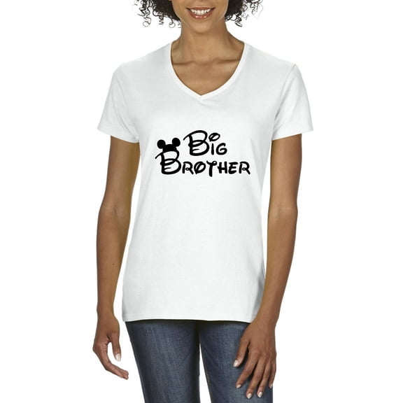 Normal is Boring - Women's T-Shirt V-Neck Short Sleeve, up to Women Size 3XL - Big Brother