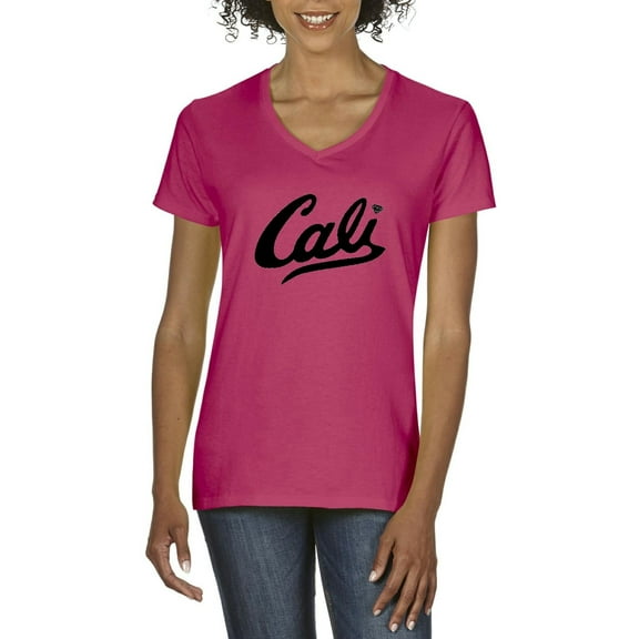 Normal is Boring - Women's T-Shirt V-Neck Short Sleeve, up to Women Size 3XL - California Cali