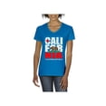 thumbnail image 1 of Normal is Boring - Women's T-Shirt V-Neck Short Sleeve, up to Women Size 3XL - California Cali, 1 of 5
