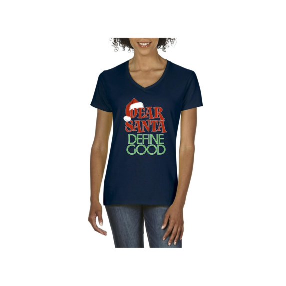Normal is Boring - Women's T-Shirt V-Neck Short Sleeve, up to Women Size 3XL - Christmas Define Good