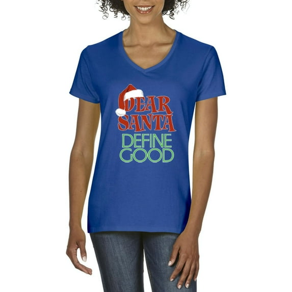 Normal is Boring - Women's T-Shirt V-Neck Short Sleeve, up to Women Size 3XL - Christmas Define Good