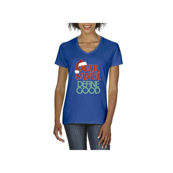 Normal is Boring - Women's T-Shirt V-Neck Short Sleeve, up to Women Size 3XL - Christmas Define Good