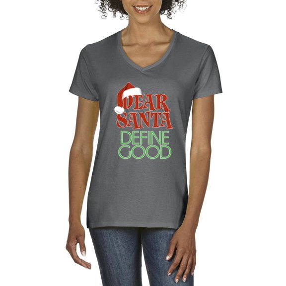 Normal is Boring - Women's T-Shirt V-Neck Short Sleeve, up to Women Size 3XL - Christmas Define Good