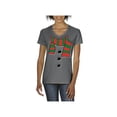thumbnail image 1 of Normal is Boring - Women's T-Shirt V-Neck Short Sleeve, up to Women Size 3XL - Christmas Snowman Scarf, 1 of 5