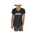 thumbnail image 1 of Normal is Boring - Women's T-Shirt V-Neck Short Sleeve, up to Women Size 3XL - Cincinnati, 1 of 5