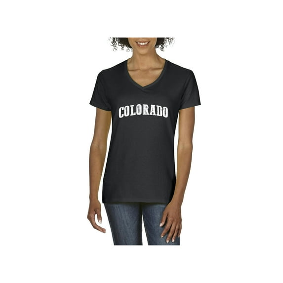 NIB - Women's T-Shirt V-Neck Short Sleeve - Colorado