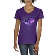 thumbnail image 1 of NIB - Women's T-Shirt V-Neck Short Sleeve - Diamond, 1 of 5