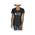 thumbnail image 1 of NIB - Women's T-Shirt V-Neck Short Sleeve - Eat Sleep Soccer, 1 of 5