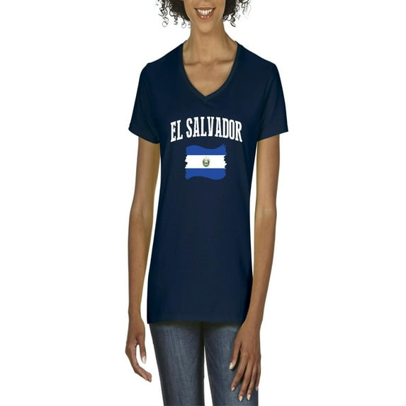 Normal is Boring - Women's T-Shirt V-Neck Short Sleeve, up to Women Size 3XL - El Salvador