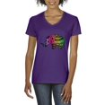 thumbnail image 1 of NIB - Women's T-Shirt V-Neck Short Sleeve - Elephant, 1 of 5