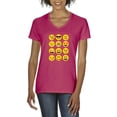 thumbnail image 1 of Normal is Boring - Women's T-Shirt V-Neck Short Sleeve, up to Women Size 3XL - Emoji Group, 1 of 5