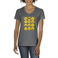 thumbnail image 1 of Normal is Boring - Women's T-Shirt V-Neck Short Sleeve, up to Women Size 3XL - Emoji Group, 1 of 5