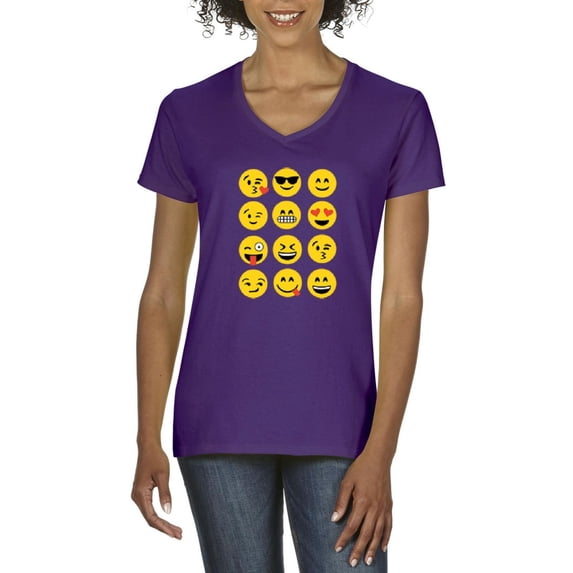 Normal is Boring - Women's T-Shirt V-Neck Short Sleeve, up to Women Size 3XL - Emoji Group