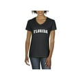 thumbnail image 1 of Normal is Boring - Women's T-Shirt V-Neck Short Sleeve, up to Women Size 3XL - Florida, 1 of 5