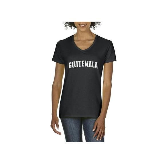 NIB - Women's T-Shirt V-Neck Short Sleeve - Guatemala