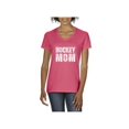 thumbnail image 1 of NIB - Women's T-Shirt V-Neck Short Sleeve - Hockey Mom, 1 of 5