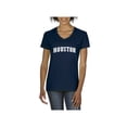 thumbnail image 1 of Normal is Boring - Women's T-Shirt V-Neck Short Sleeve, up to Women Size 3XL - Houston, 1 of 5