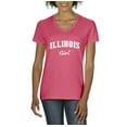thumbnail image 1 of Normal is Boring - Women's T-Shirt V-Neck Short Sleeve, up to Women Size 3XL - Illinois Girl, 1 of 5