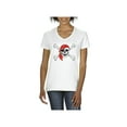 thumbnail image 1 of NIB - Women's T-Shirt V-Neck Short Sleeve - Jolly Roger Skull & Crossbones, 1 of 5