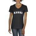 thumbnail image 1 of Normal is Boring - Women's T-Shirt V-Neck Short Sleeve, up to Women Size 3XL - Kauai Hawaii, 1 of 5