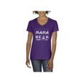 thumbnail image 1 of Normal is Boring - Women's T-Shirt V-Neck Short Sleeve, up to Women Size 3XL - Mama Bear, 1 of 5