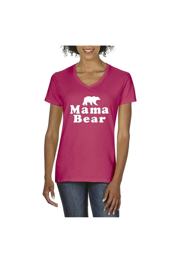 - Women's T-Shirt V-Neck Short Sleeve, up to Women Size 3XL - Michigan Mom