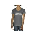 thumbnail image 1 of Normal is Boring - Women's T-Shirt V-Neck Short Sleeve, up to Women Size 3XL - Montana, 1 of 5