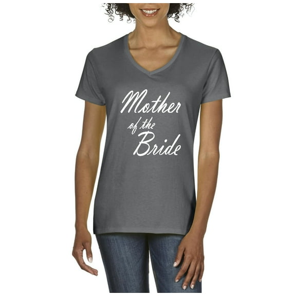 Normal is Boring - Women's T-Shirt V-Neck Short Sleeve, up to Women Size 3XL - Mother of the Bride
