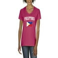 thumbnail image 1 of NIB - Women's T-Shirt V-Neck Short Sleeve - Philippines, 1 of 5