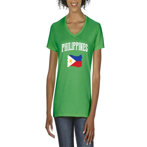 NIB - Women's T-Shirt V-Neck Short Sleeve - Philippines