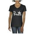 thumbnail image 1 of Normal is Boring - Women's T-Shirt V-Neck Short Sleeve, up to Women Size 3XL - Princess Crown, 1 of 5