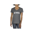 thumbnail image 1 of Normal is Boring - Women's T-Shirt V-Neck Short Sleeve, up to Women Size 3XL - San Francisco, 1 of 5